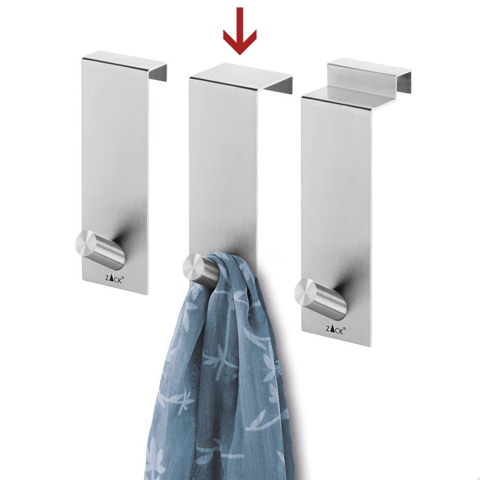 Zack Colgador Puerta 1 Gancho Colección Exit Acabado Mate